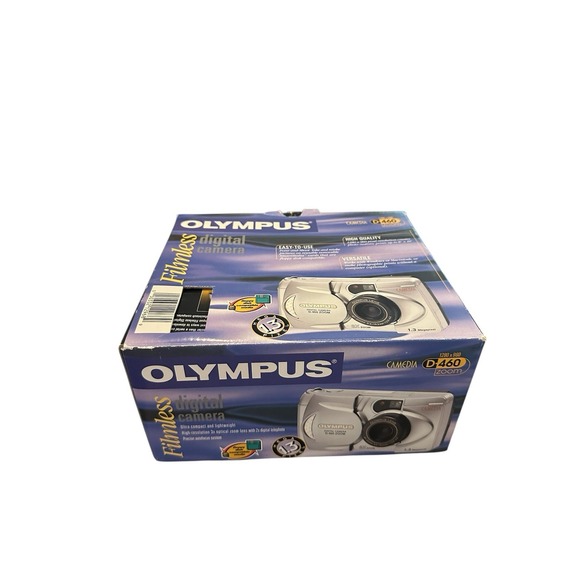 Olympus CAMEDIA D-460 Zoom 1.3MP Digital Camera Silver NOB - Picture 1 of 9